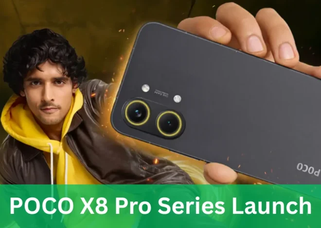 Poco X8 Pro Max भारत में लॉन्च हो चुका है और इसमें 9000mAh तक की बड़ी बैटरी और 100W फास्ट चार्जिंग दी गई है।